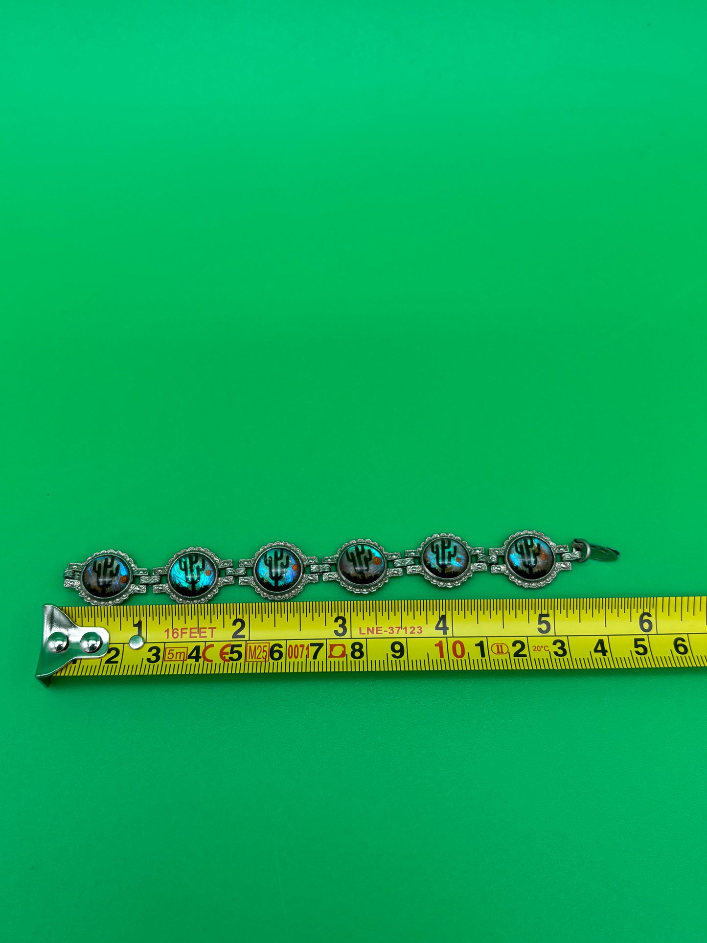 Vintage MCM Bubble Cactus Desert 6 1/4" Bracelet