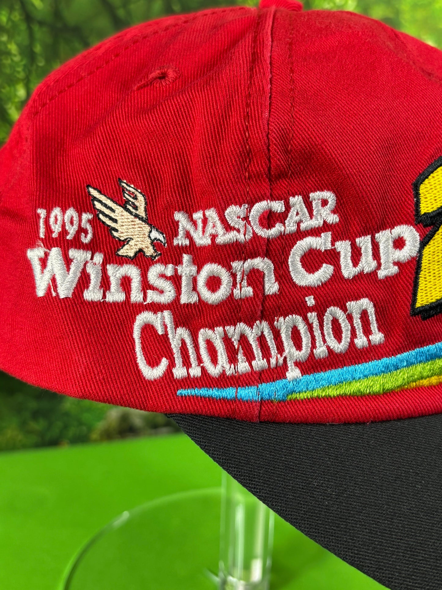 Vintage 1995 NASCAR Winston Cup Jeff Gordan #24 Snapback Baseball Hat Cap Adjustable