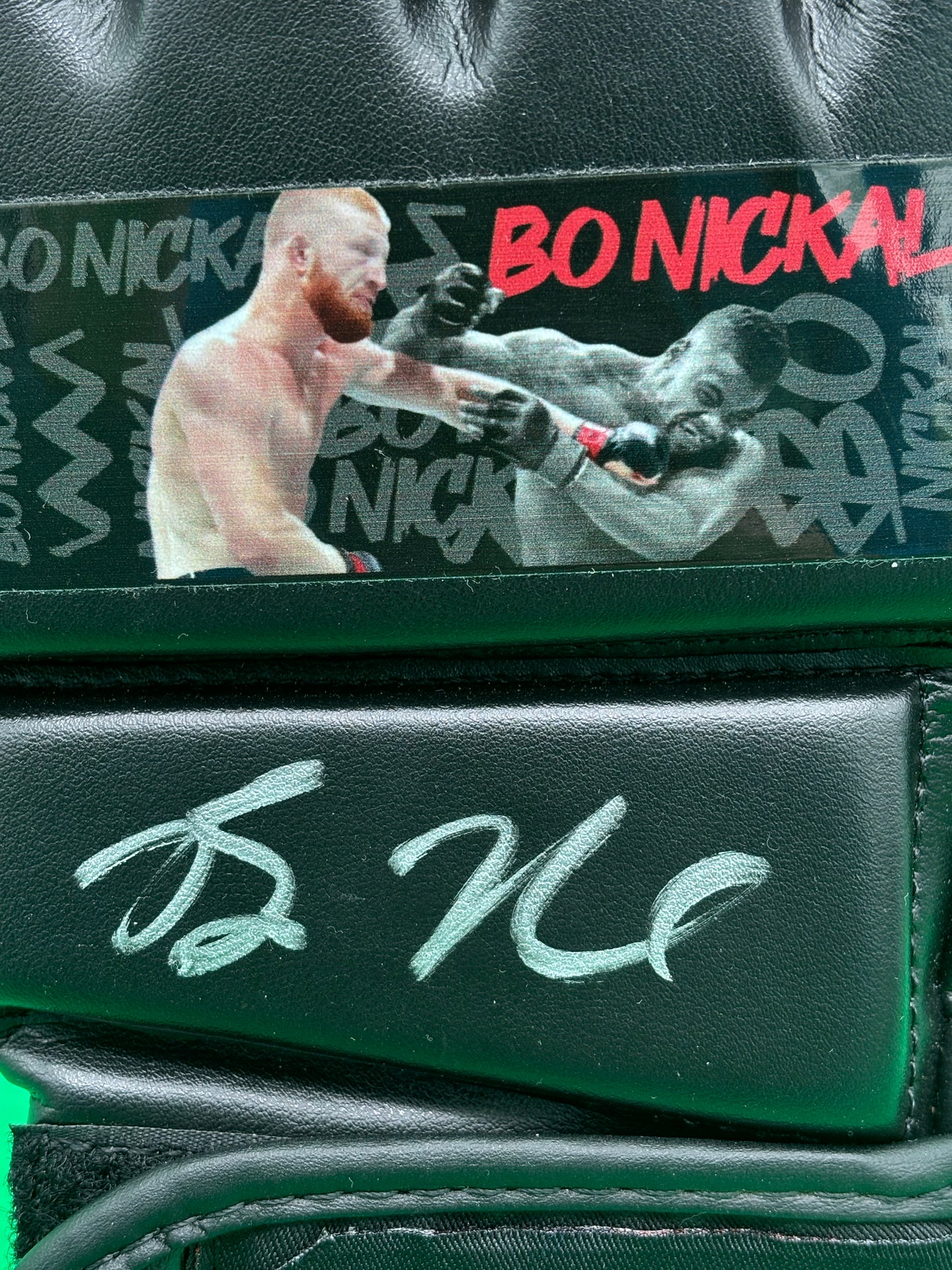 BO NICKAL Signed UFC/MMA Fight Glove – Beckett Witnessed Authenticated