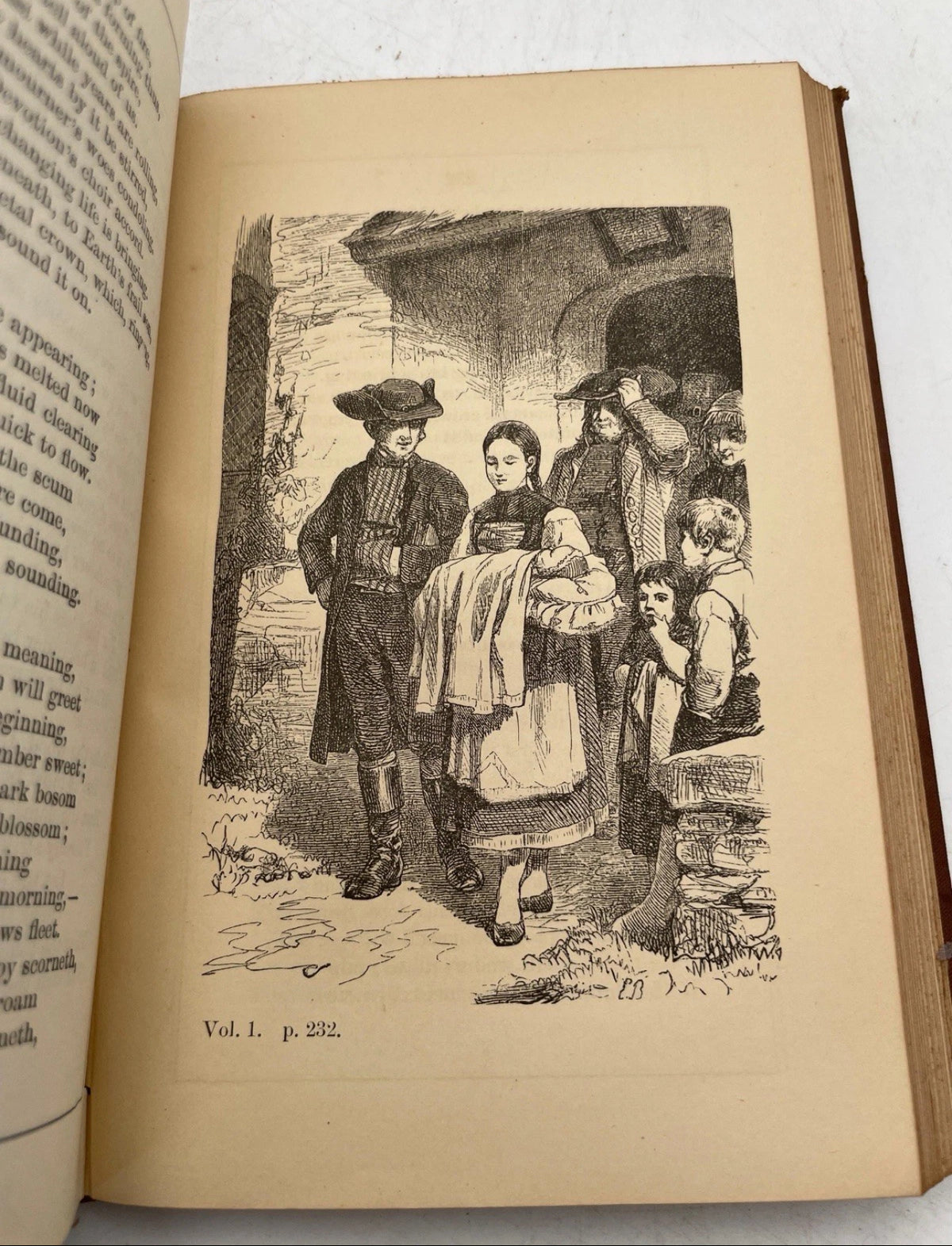 1879 Poems of Schiller Henry D Wireman Illustrated Antique Victorian Gilt Book