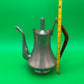 Vintage MCM Pewter Coffee Pot Wood Handle Danish Modern Style 1960s Wasundja