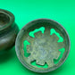 Chinese Bronze Copper Tripod Incense Burner Censer Pierced Lid Xuan Marked 4”
