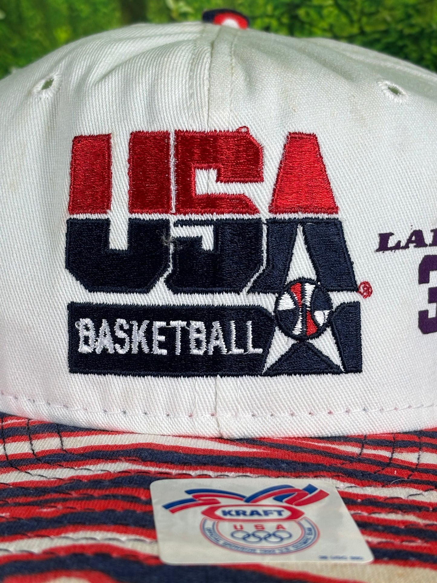Vintage 1992 USA Team Basketball #32 Lakers Hat