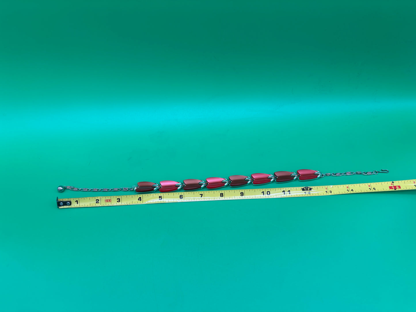 Stunning Vintage Signed LISNER Cherry Red Thermoset Necklace 17” Mid-Century