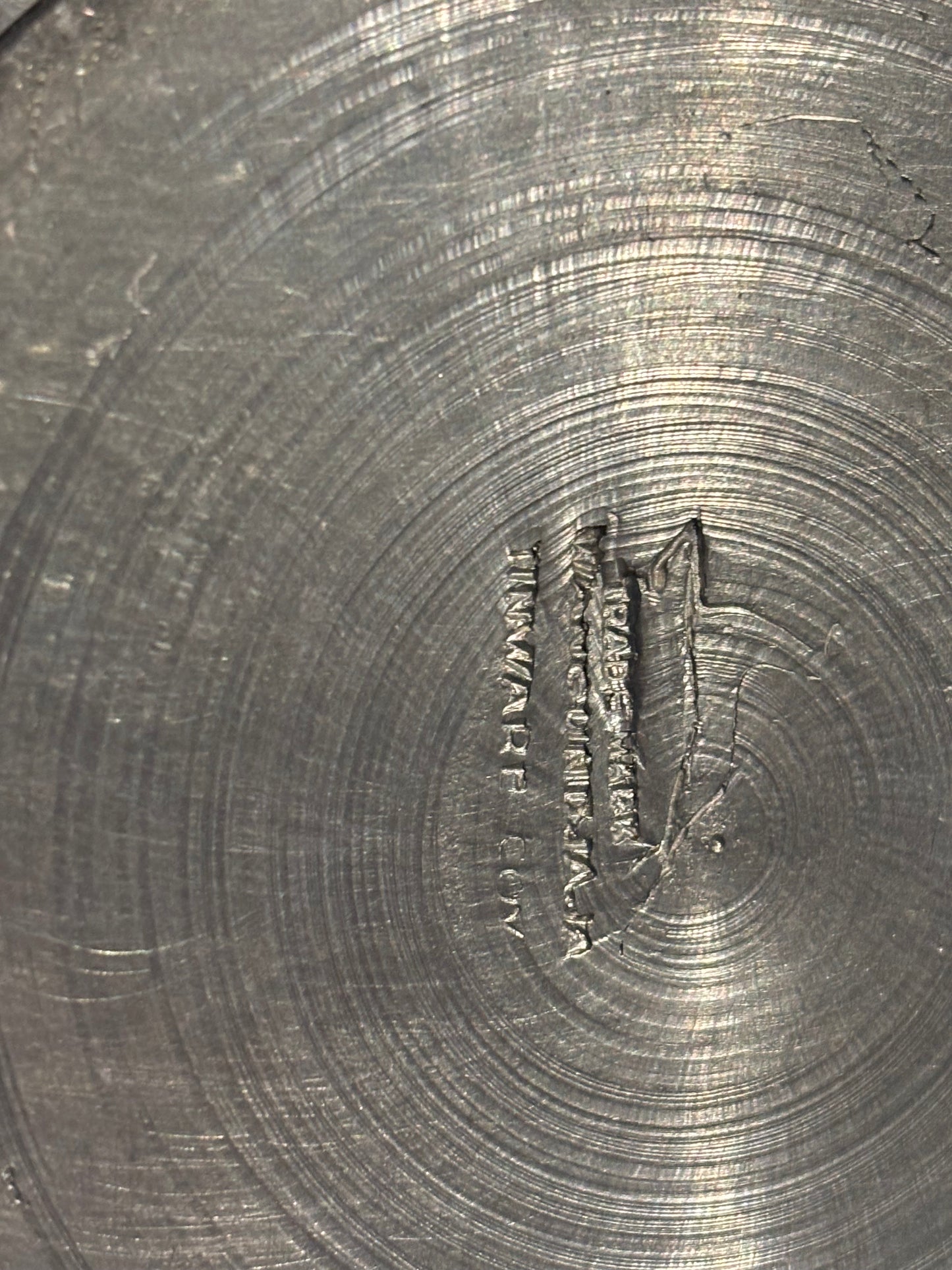 Vintage MCM Pewter Coffee Pot Wood Handle Danish Modern Style 1960s Wasundja