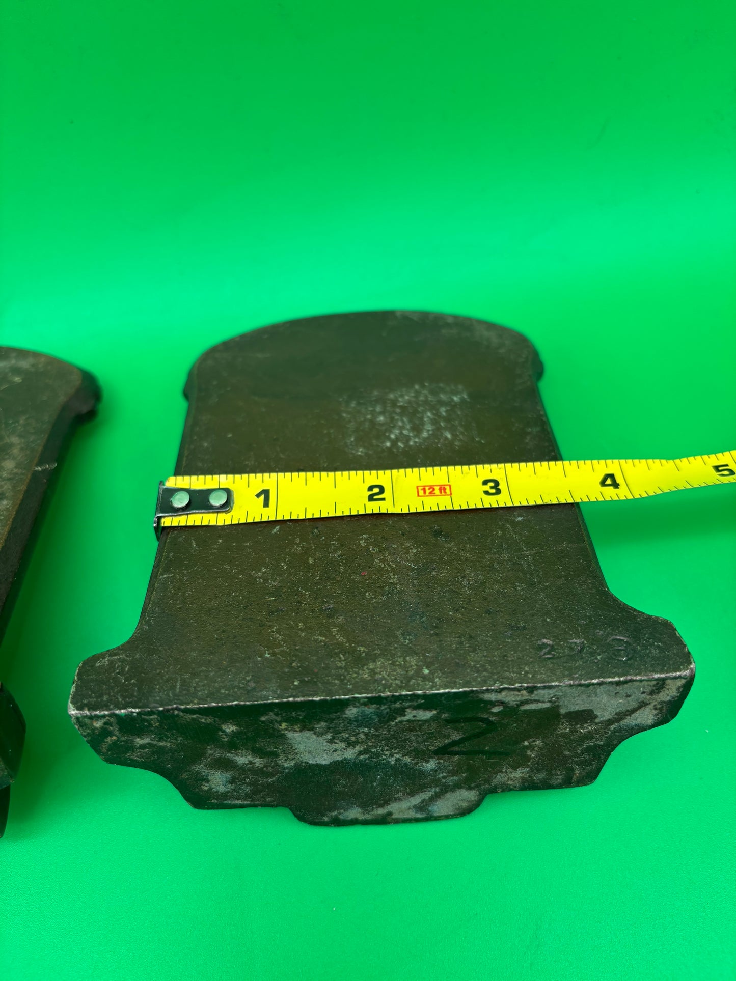 Vintage Heavy Metal Abraham Lincoln Bookends Pair Civil War Era Style