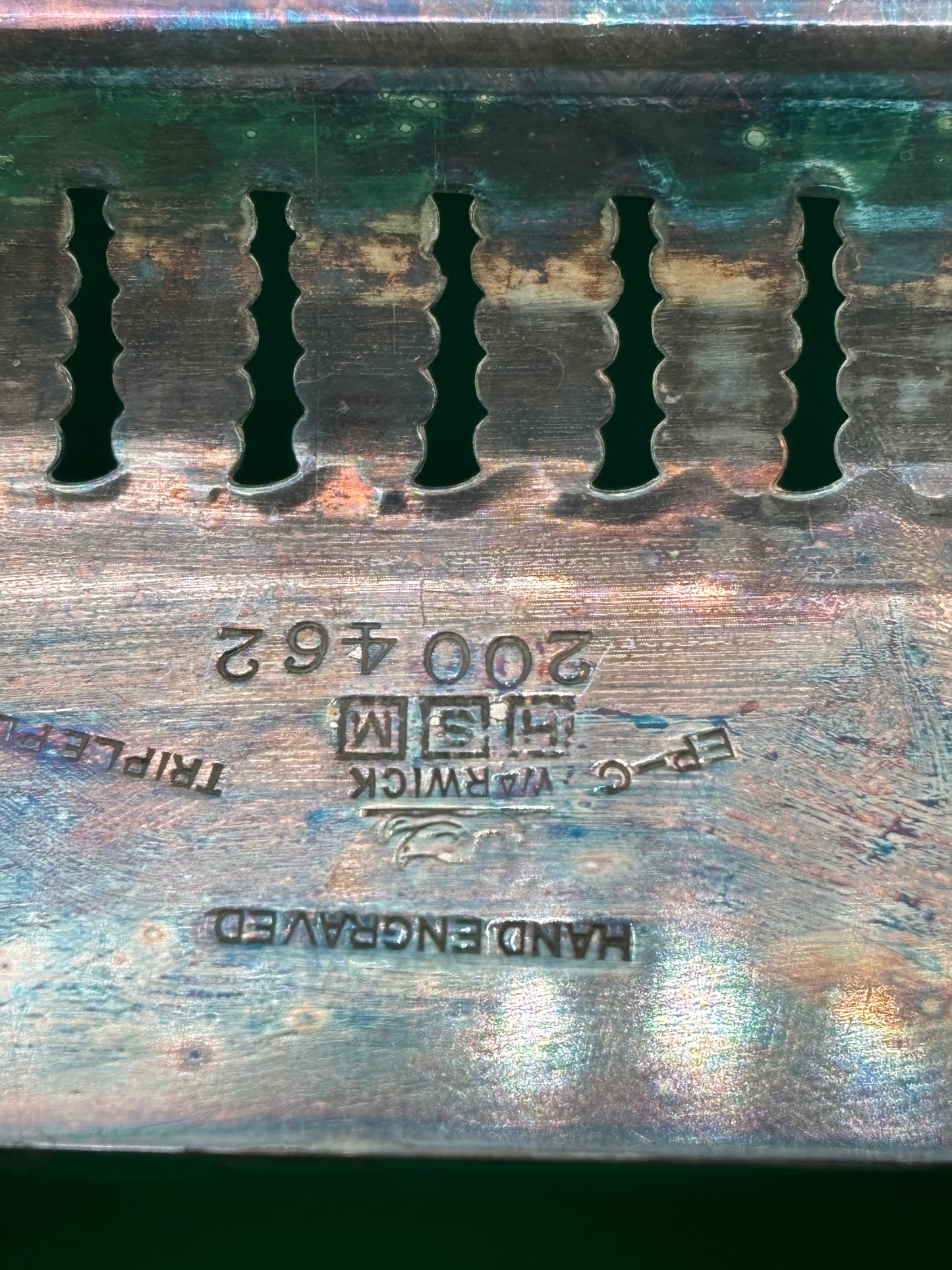 Vintage Silver Plate Tea & Coffee Set w/ Tray International Silver St James