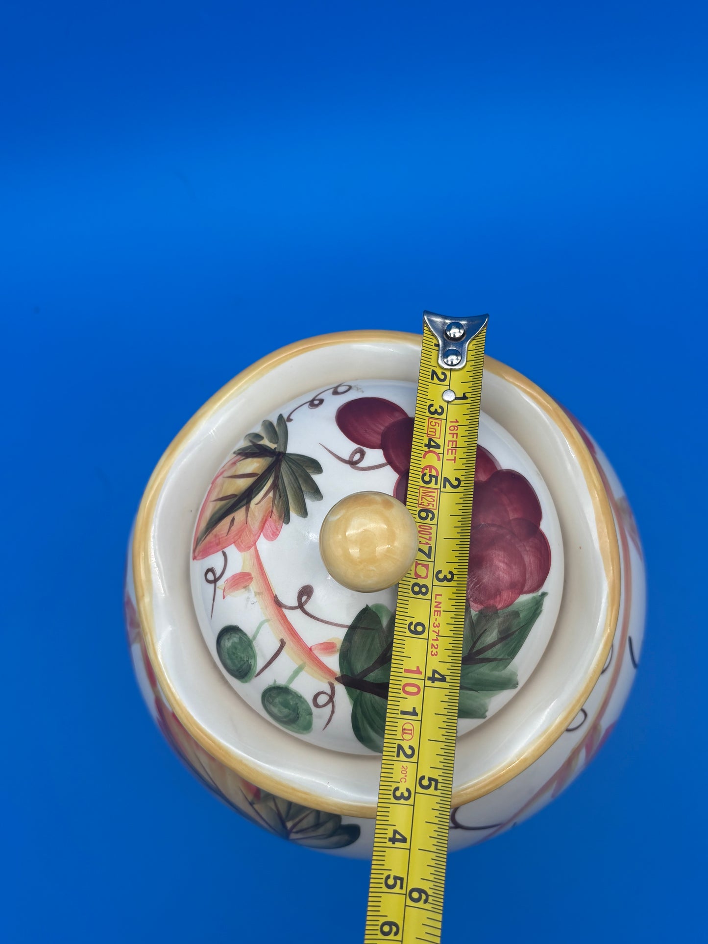 Beautiful Grape Theme Cookie Jar