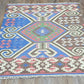 Turkish Bohemian Rug , Geometric Design Turkish Rug,Hand Made 4’x6’