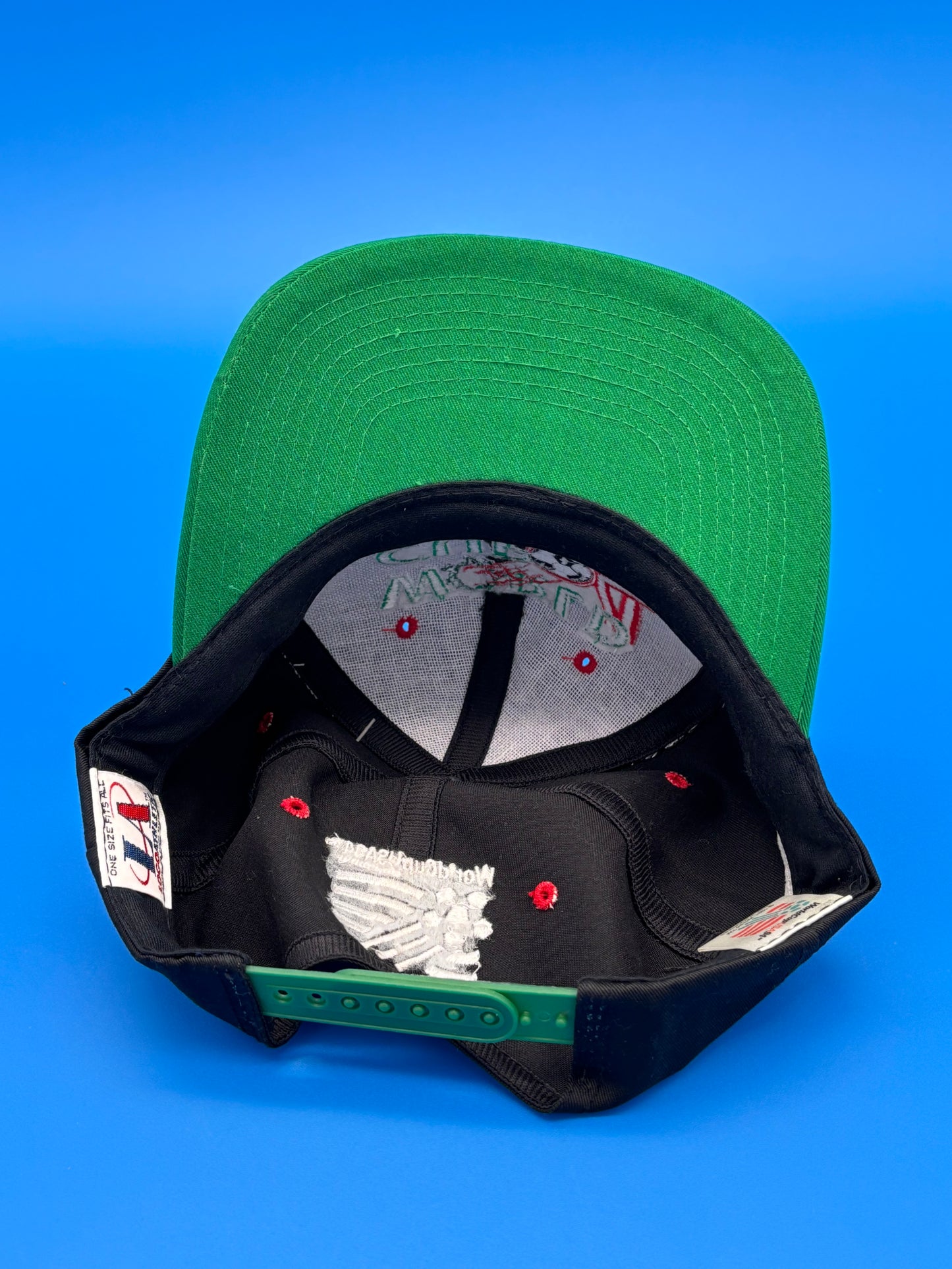 World Cup USA 1994 Football Soccer Cap Hat Vintage NWT Logo Athletic Men Black