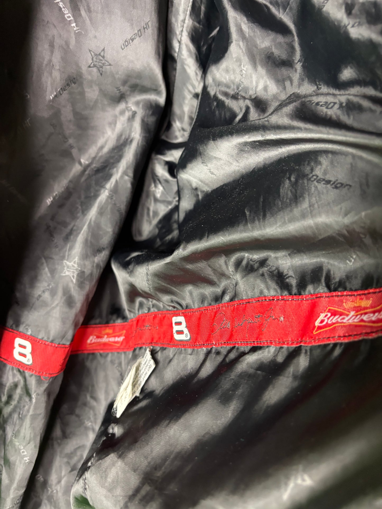 Vintage Dale Earnhardt NASCAR BudweiserJacket Mens 2XL Chase Authentics Racing