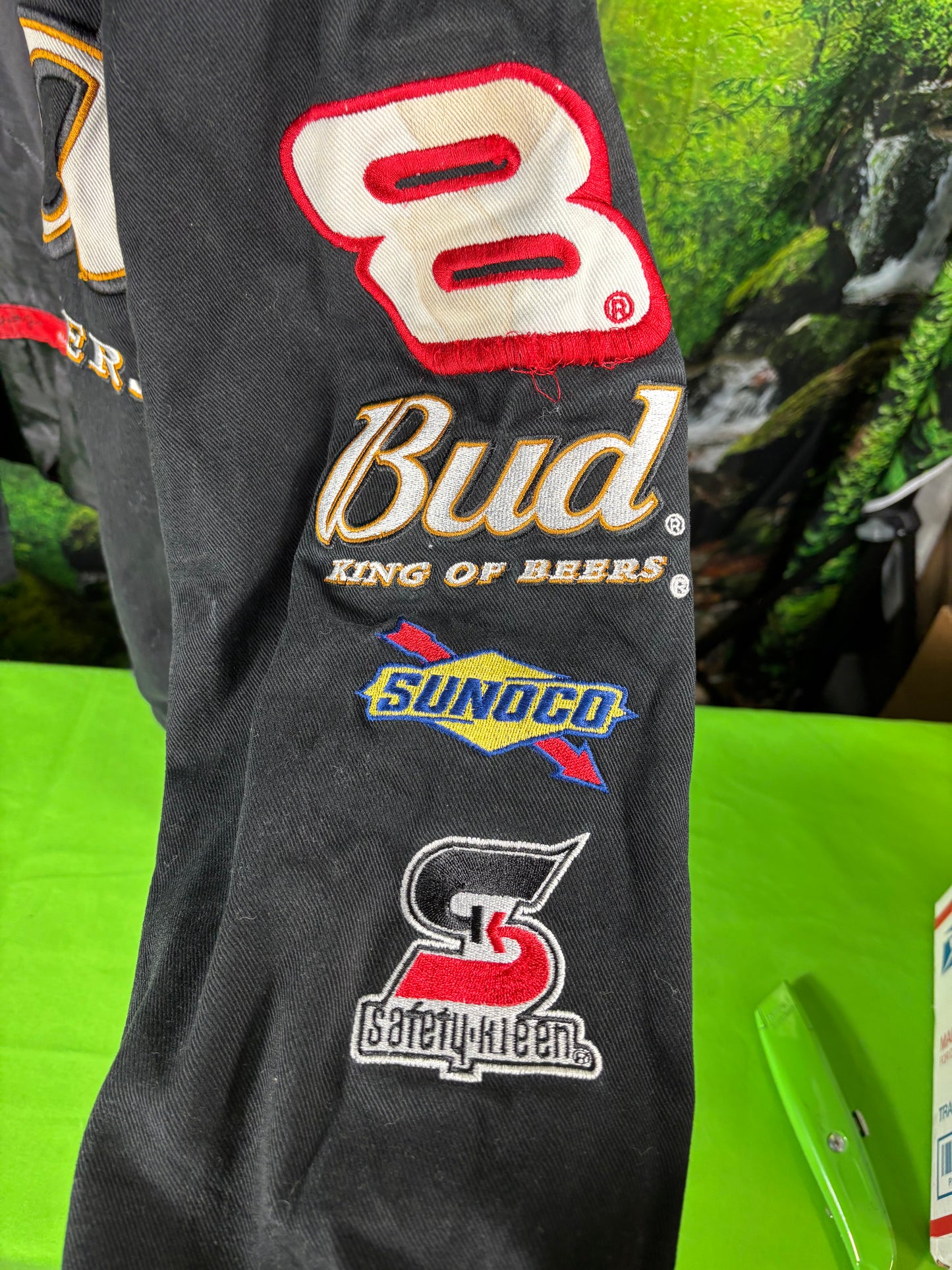 Vintage Dale Earnhardt NASCAR BudweiserJacket Mens 2XL Chase Authentics Racing