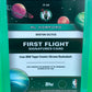 2026 Topps Cosmic Chrome Basketball Al Horford First Flight Signatures Autograph card, numbered 02/10