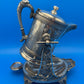 Antique Pairpoint Quadruple Plate Victorian Tilting Ice Water Pitcher & Stand Bird Grape 1826½
