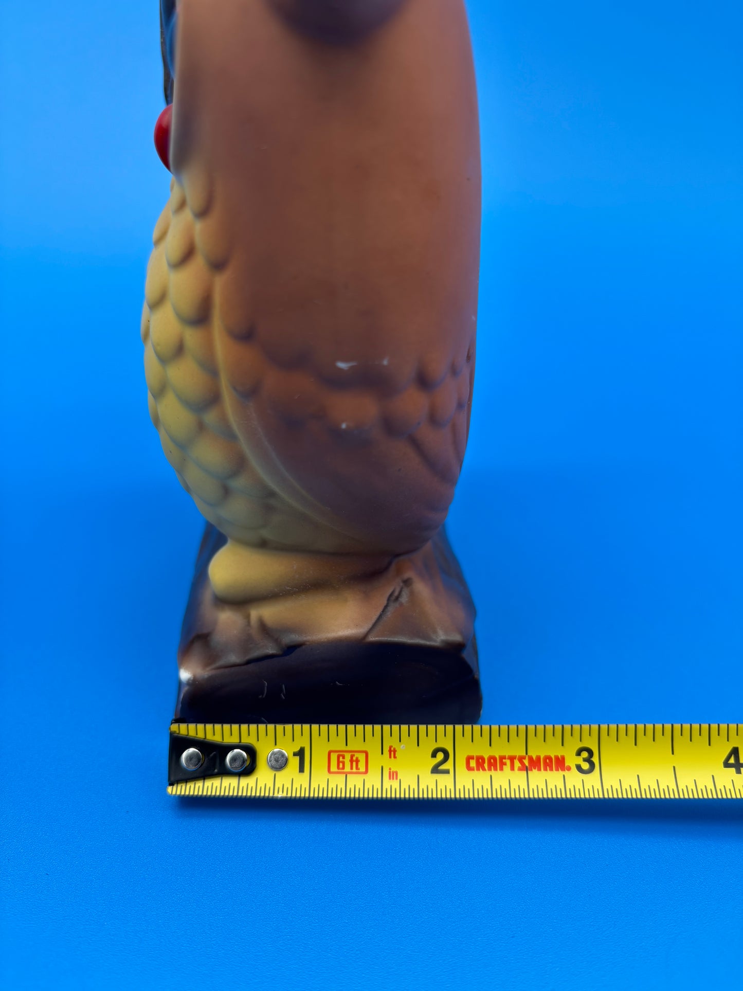 Vintage Owl Bookends Japan Tan and Brown 1970's