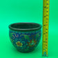 Chinese Cloisonne Enamel Copper Incense Burner Censer Qianlong Mark Floral