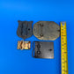 Vintage Belt Buckle & Money Clip Lot Avon Train USA Olympics Westinghouse 4 Pc