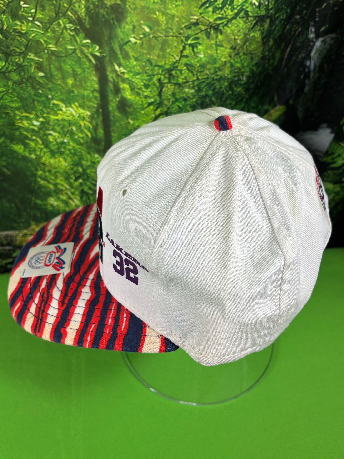 Vintage 1992 USA Team Basketball #32 Lakers Hat