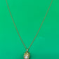 Vintage Joan Rivers Fabergé Egg Locket Necklace Gold Tone AB Rhinestones Signed