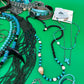 Large Boho Southwestern Jewelry Lot Turquoise Tribal Silver Tone Statement Necklaces Bracelets