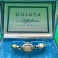 Vintage Bulova Ladies Art Deco Watch Speidel Bracelet Fifth Avenue Box Untested