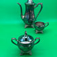 Vintage Barker Ellis England Silverplate 3-Piece Coffee / Tea Service