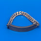 Heavy Vintage Mexico 925 Sterling Silver ID Bracelet Curb Link 65g Engraved BLANCA