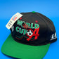 World Cup USA 1994 Football Soccer Cap Hat Vintage NWT Logo Athletic Men Black
