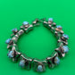 Vintage MCM High End Turquoise Tone 7" Bracelet