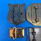 Vintage Belt Buckle & Money Clip Lot Avon Train USA Olympics Westinghouse 4 Pc