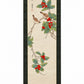 Vintage Chinese Lin Sheng Signed Silk Scroll Paintings Pair Birds Fruit 40”