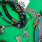 Large Boho Southwestern Jewelry Lot Turquoise Tribal Silver Tone Statement Necklaces Bracelets
