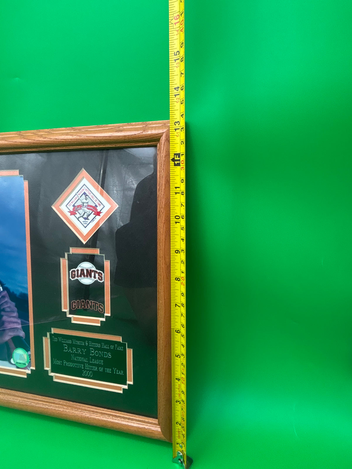 Barry Bonds Signed Framed Photo SF Giants Ted Williams Museum COA MLB Hologram