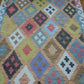 Turkish Oushak Rug, Flat Weave Oushak Rug, Handmade Bohemian Rug, 4x6