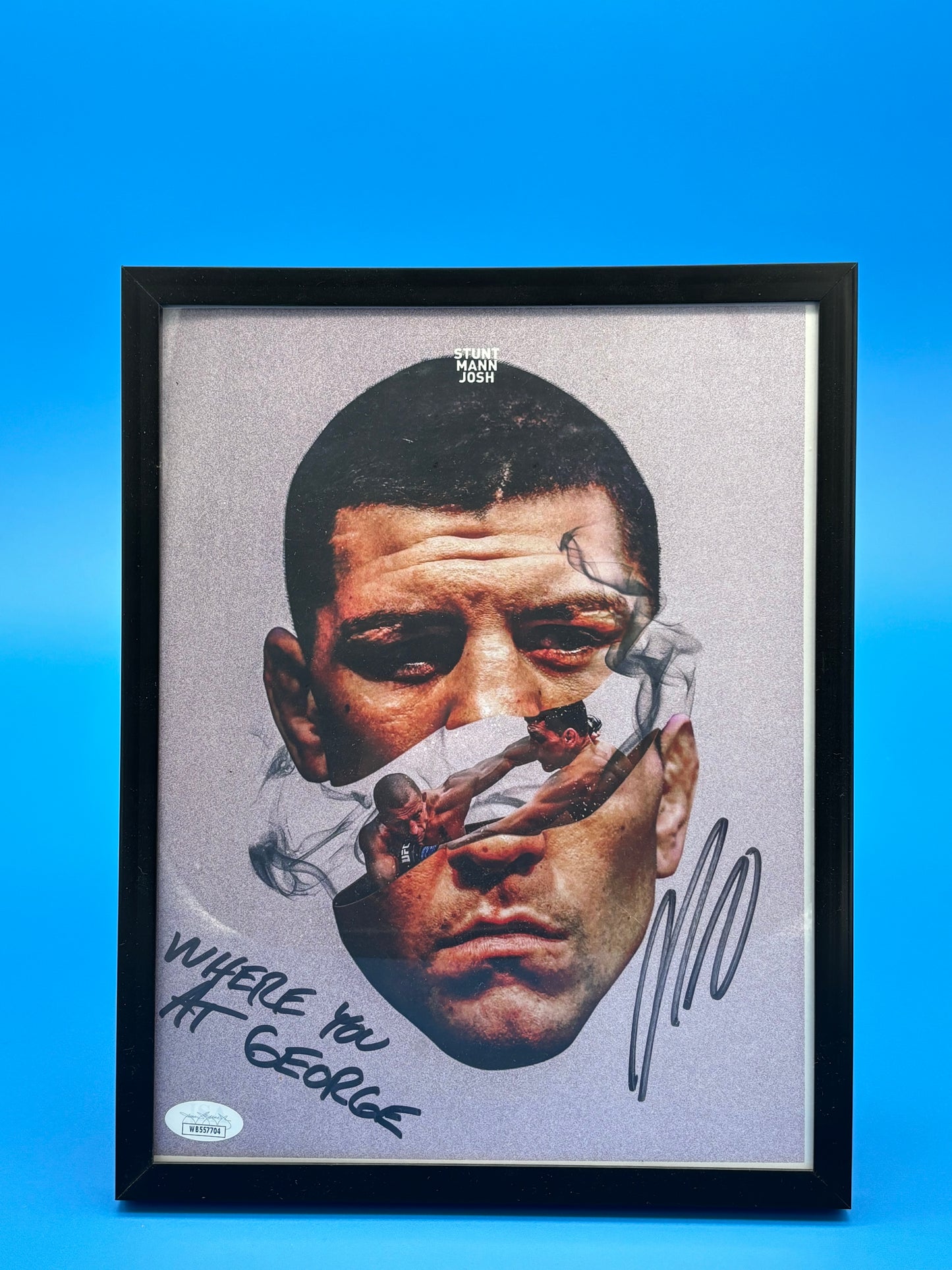Nick Diaz autograph 8x10 photo JSA COA hologram auto signed UFC