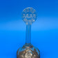 Antique 1920s DON’T PARK HERE Glass Candy Jar Container Metal Lid USA Novelty Advertising