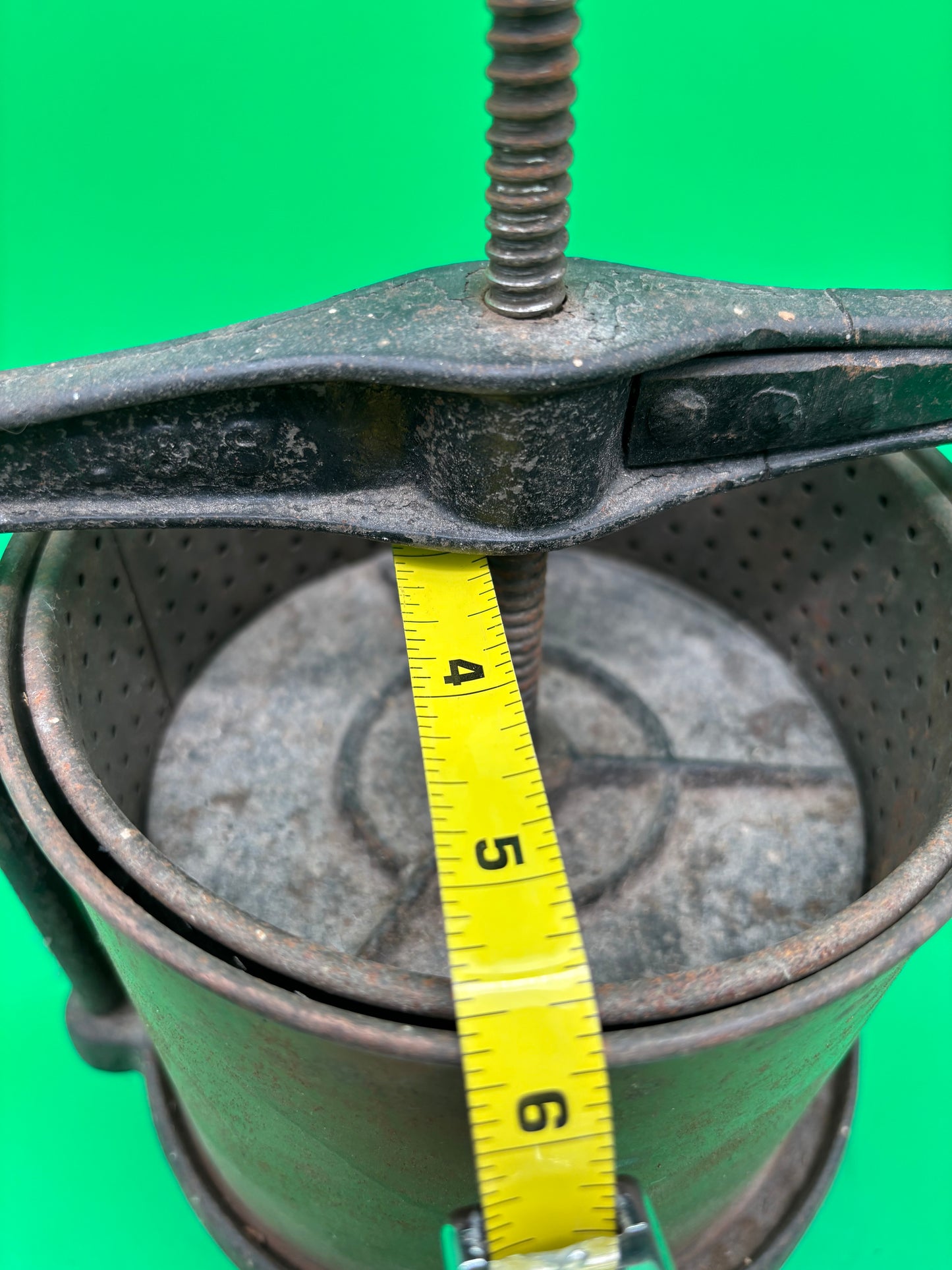 19th-century Logan + Strobridge Co. No. 2 fruit / lard press