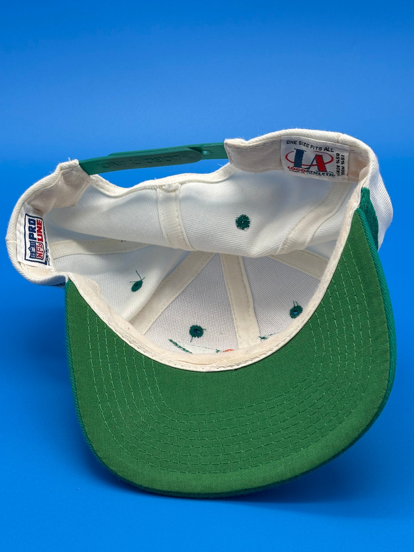 Vintage 90’s NFL Miami Dolphins Shark Tooth Hat Snapback Pro LINE Logo