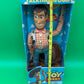 Original 1995 Thinkway Toys Pull-String Talking Woody from Disney Pixar’s Toy Story.