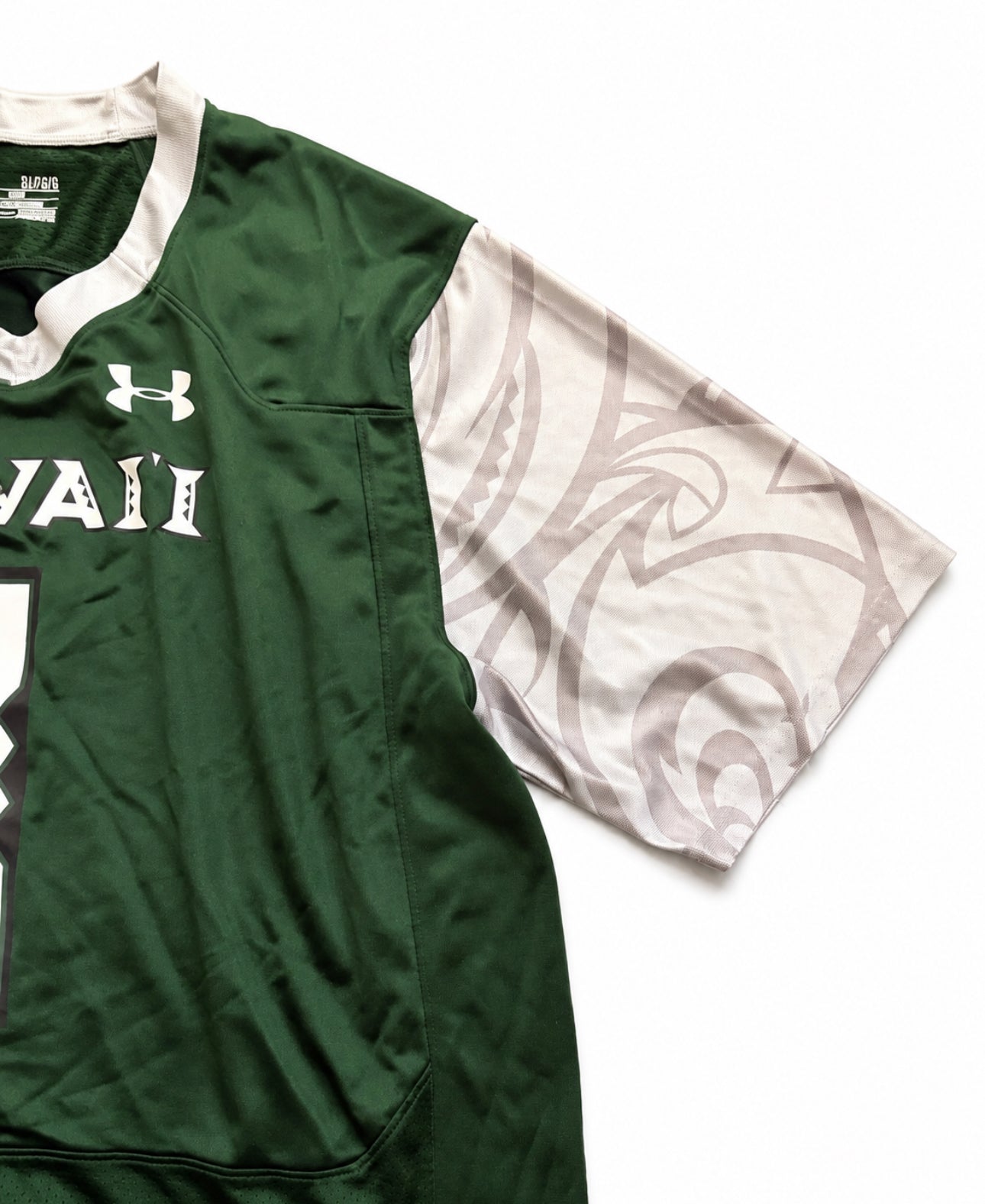Under Armour Hawaii Rainbow Warriors #1 Football Jersey Green XL NCAA