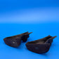 Antique Pair Black Wrought Cast Iron Scottie Dog Bookends