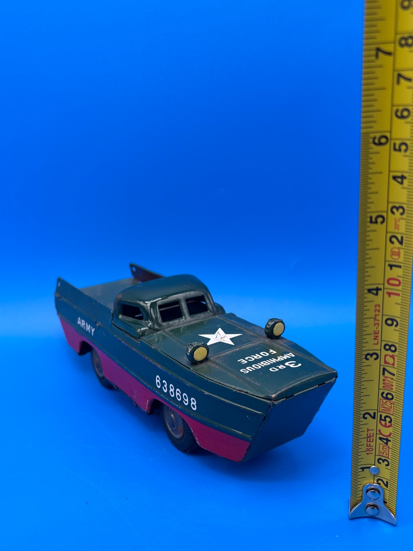 Vintage Line MAR Toys Japan Tin Army 3rd Amphibious Force Friction Toy 638698