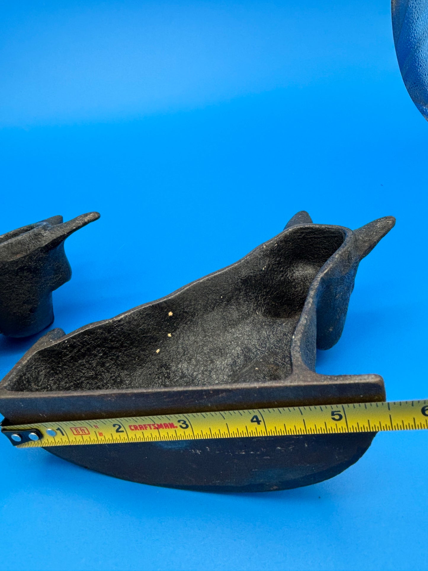 Antique Pair Black Wrought Cast Iron Scottie Dog Bookends