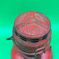 Vintage Dietz No. 0 Red Globe Kerosene Lantern Antique Tubular Railroad Barn Lamp