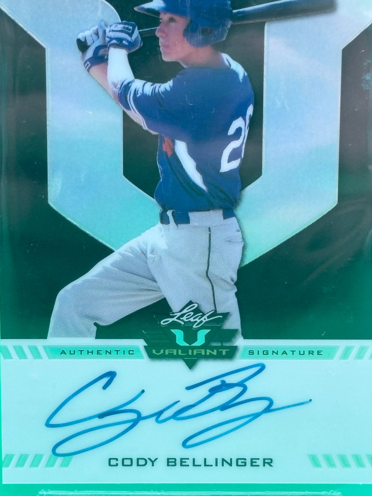 2017 Leaf Valiant Black Cody Bellinger Auto /5 BGS 10 Pristine Auto 10 #BA-CB1