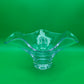 Simon Pearce Chelsea Large 12.5” Ruffled Rim Hand Blown Glass Bowl USA