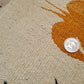 Rare Hand Knotted Vintage Bulgaria Pictorial Wool Kilim Area Rug Camel Village 4.3 x 2.6 Ft