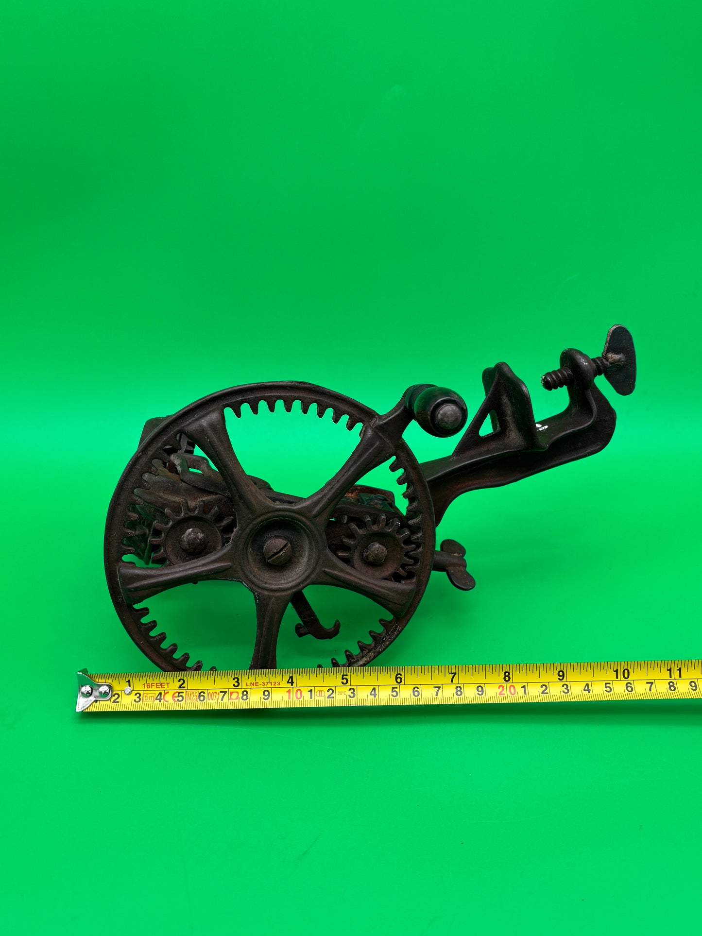Antique Reading Hardware Co No. 78 Cast Iron Apple Peeler Parer Clamp Mount