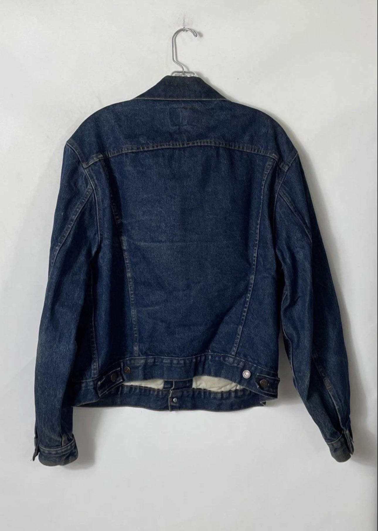 Vintage 80s Levi’s 70506-0216 Denim Trucker Jacket USA Size 36 Distressed
