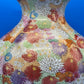 Large Vintage Japanese Satsuma Millefleur Thousand Flowers Porcelain Vase Signed